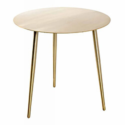 Paris Prix Table d'Appoint Design Naomi 45cm Or