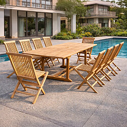 Ensemble table & chaises