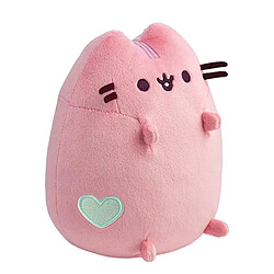 Pusheen Peluche Mascotte 18cm avec Cœur Brodé Ultra Doux Rose