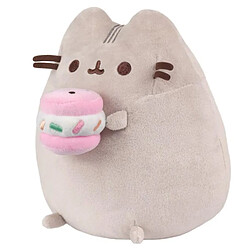 Pusheen Peluche 24cm avec Sandwich Crème Glacée Design Charmant Gris clair