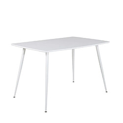 Paris Prix Table à Manger Design Polar 120cm Blanc