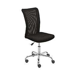 Mes Chaise de bureau enfant en PU noir - CHILD