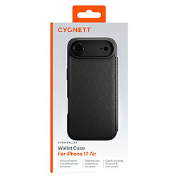 CYGNETT Étui Portefeuille pour iPhone Air en Cuir MagSafe MagWallet Antichocs Noir pas cher
