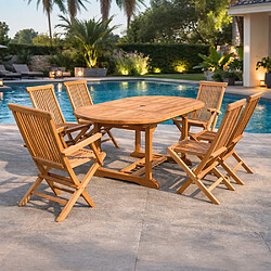 Ensemble table & chaises