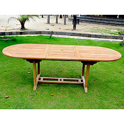 Acheter Concept Usine Table ovale + 10 chaises KAJANG