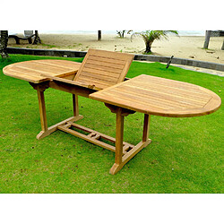 Avis Concept Usine Table ovale + 10 chaises KAJANG