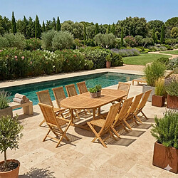 Ensemble table & chaises