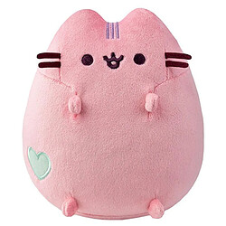 Pusheen Peluche Mascotte 18cm avec Cœur Brodé Ultra Doux Rose