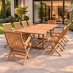 Ensemble table & chaises
