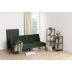 Toilinux Canapé convertible Peruga - 3 places - Vert forêt