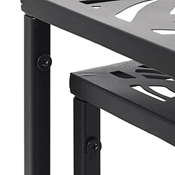 Avis Paris Prix Lot de 2 Sellettes Gigognes Déco Havana 90cm Noir
