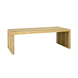 Mes Table basse 120x60x40 cm décor chêne - JULAN