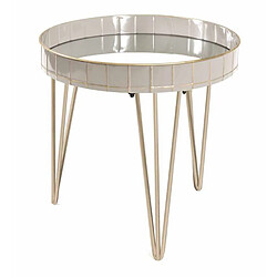 Paris Prix Table d'Appoint Déco Andrés 51cm Gris