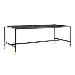 Paris Prix Table Basse Design en Verre Dipp 130cm Noir