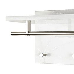 Avis Mes Portemanteau mural 75x26x30 cm blanc
