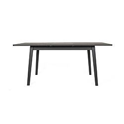 Paris Prix Table à Manger Extensible Skagen 140-180cm Noir