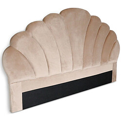 Paris Prix Tête de Lit en Velours Shelly 180cm Taupe