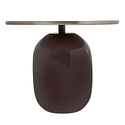 Paris Prix Table d'Appoint Design Lucile 51cm Gris