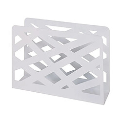Mes Porte-revues 35x10x26 cm en métal laqué blanc