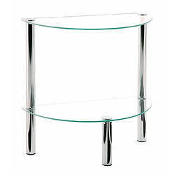 Paris Prix Table d'Appoint Design Eliot 47cm Transparent