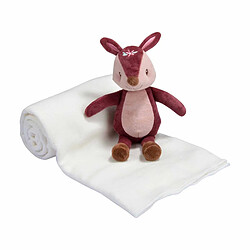 Paris Prix Doudou & Plaid Bébé Forêt Magique 80x100cm Rose
