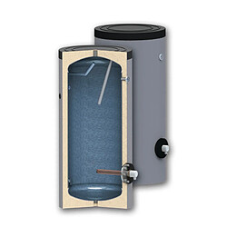 Sunny Habitat Ballon ECS émaillé BEC 150L sans serpentin -