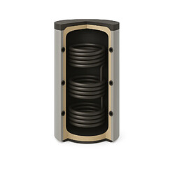 sunny habitat Ballon Tampon 2 serpentins 150L -