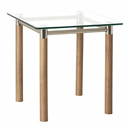 Paris Prix Table d'Appoint Déco Pablo 43cm Transparent