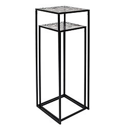 Paris Prix Lot de 2 Sellettes Gigognes Déco Havana 90cm Noir