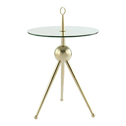 Paris Prix Table d'Appoint Design Rodriga 53cm Or