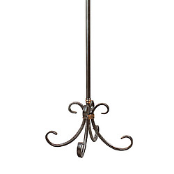 Avis Mes Portemanteau 46x46x180 cm en métal anthracite et doré