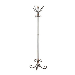 Mes Portemanteau 46x46x180 cm en métal anthracite et doré 