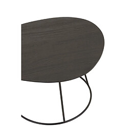 Table D'appoint Cube En Bois Massif Sheesham 35x35x35 Cm - Avec 4 Trous De Rangement, Design Moderne