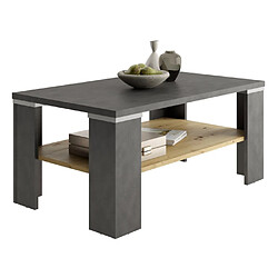 Paris Prix Table Basse Rectangulaire Tiante 100cm Chêne