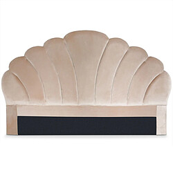 Paris Prix Tête de Lit en Velours Shelly 180cm Taupe