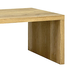 Mes Table basse 120x60x40 cm décor chêne - JULAN