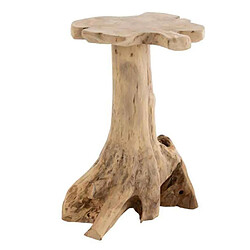 Paris Prix Table d'Appoint en Bois de Teck Amy 65cm Naturel