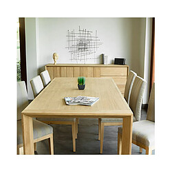 Mes Table repas 200 cm en chêne massif - RETHEL