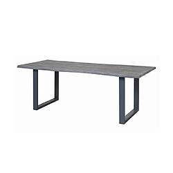 Mes Table à manger 240 cm en acacia gris - CORVO