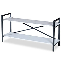 Paris Prix Meuble TV Design Sicaret 120cm Blanc Mat