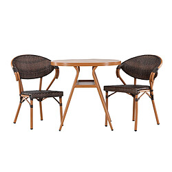 Ensemble table & chaises