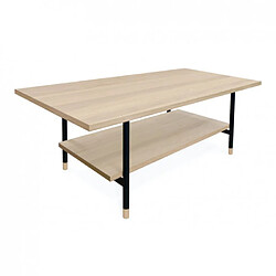 Paris Prix Table Basse Design en Bois Jugend 120cm Naturel