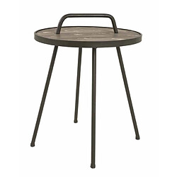 Paris Prix Table d'Appoint Vintage Hodo 65cm Noir