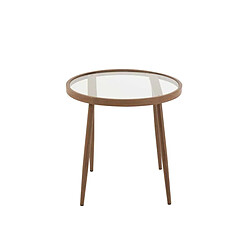Paris Prix Table Gigogne Design Fuolas 50cm Marron