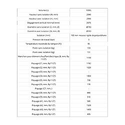 Sunny Habitat Ballon Tampon 1000L -