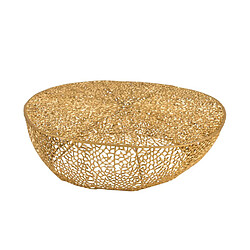 Paris Prix Table Basse Design Corail 114cm Or 