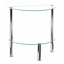 Paris Prix Table d'Appoint Design Eliot 47cm Transparent