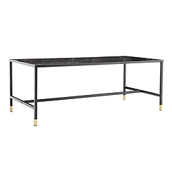 Paris Prix Table Basse Design en Verre Dipp 130cm Noir