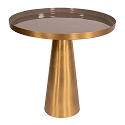 Paris Prix Table d'Appoint Design Morrison 51cm Gris