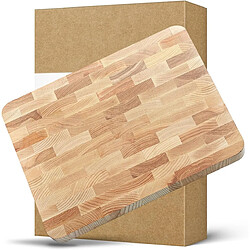 Vendos85 Planche à découper en bois de frêne multifonction